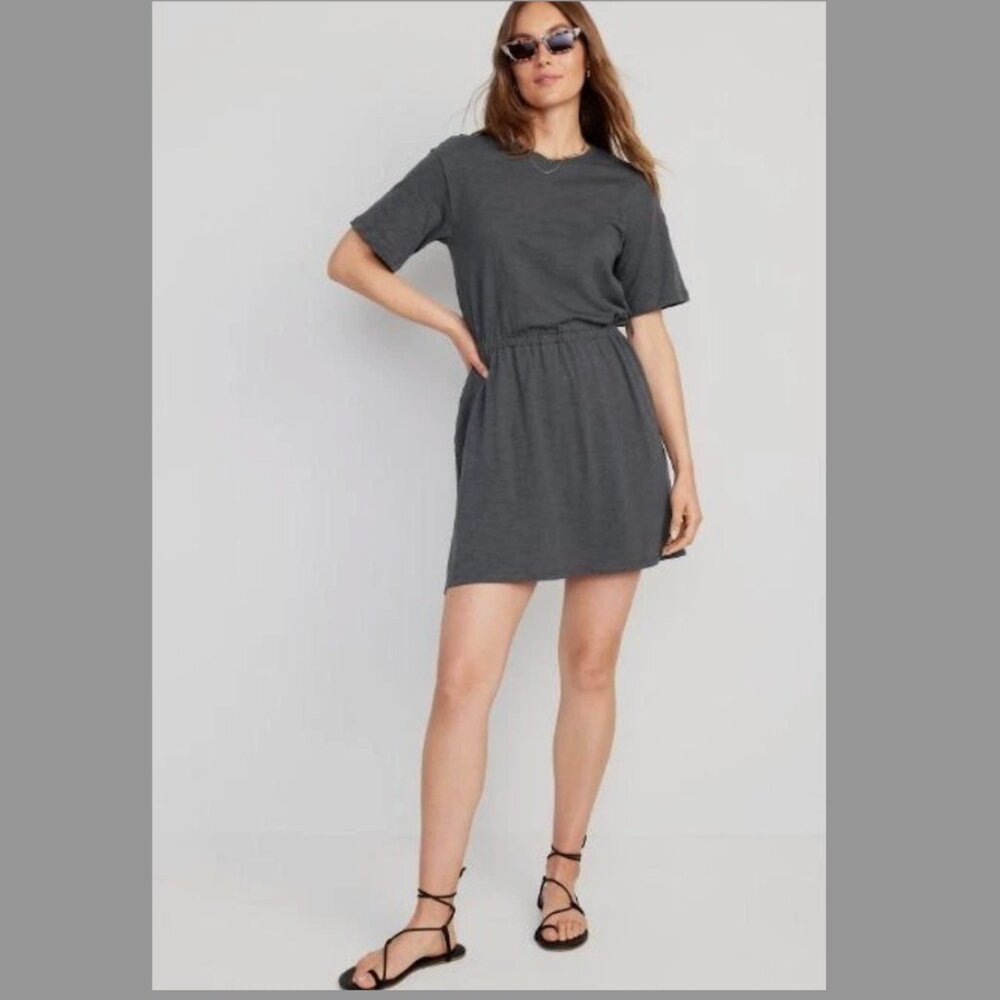 Old Navy Waist-Defined T-Shirt Dress